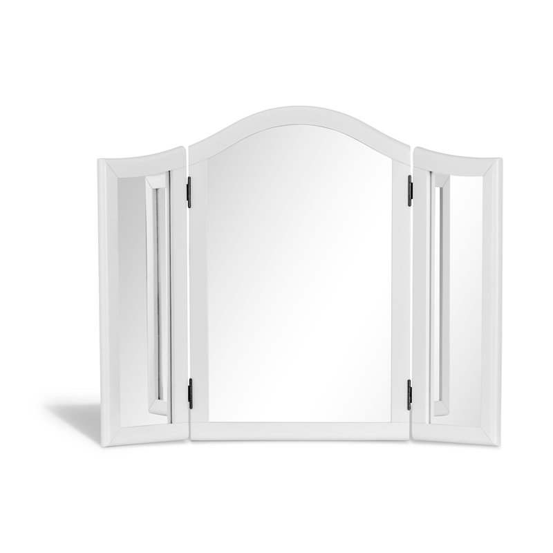 Leyiah Wood Concave Wall Mirror