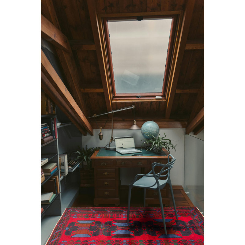 Teimani Red Rug 3'4" x 6'7"