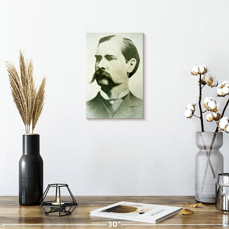 Lelar Wyatt Earp 1886, 39" H x 26" W