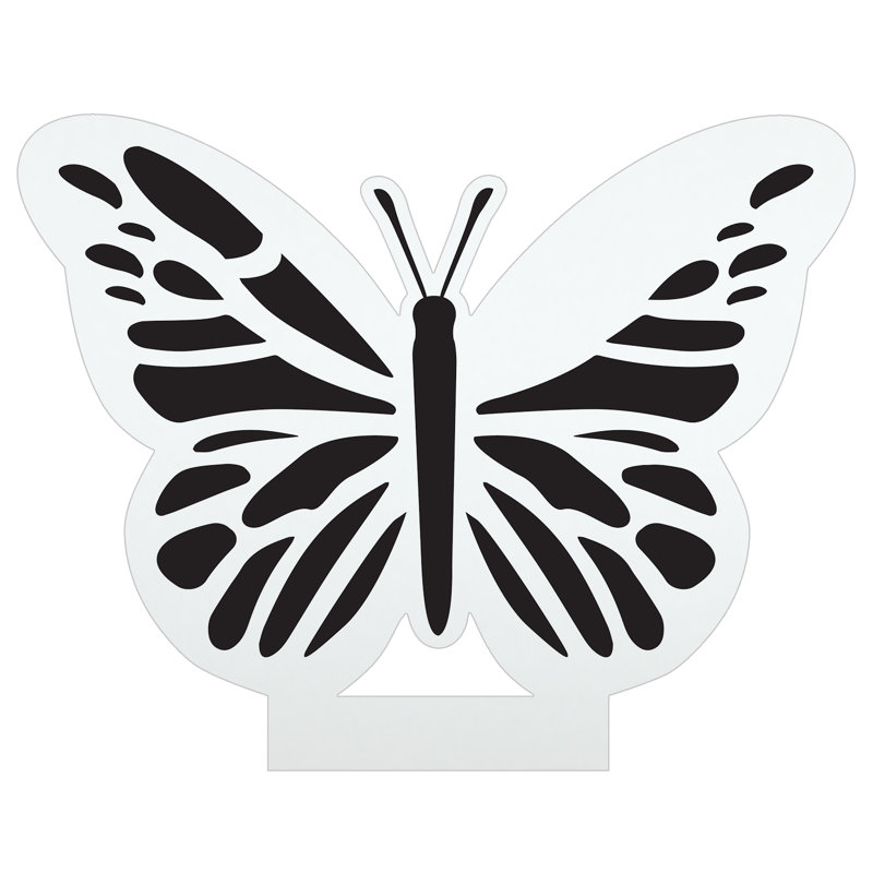 Veilleuse papillon à DEL avec nom personnalisé gravé au laser sur un insert en acrylique, Oui