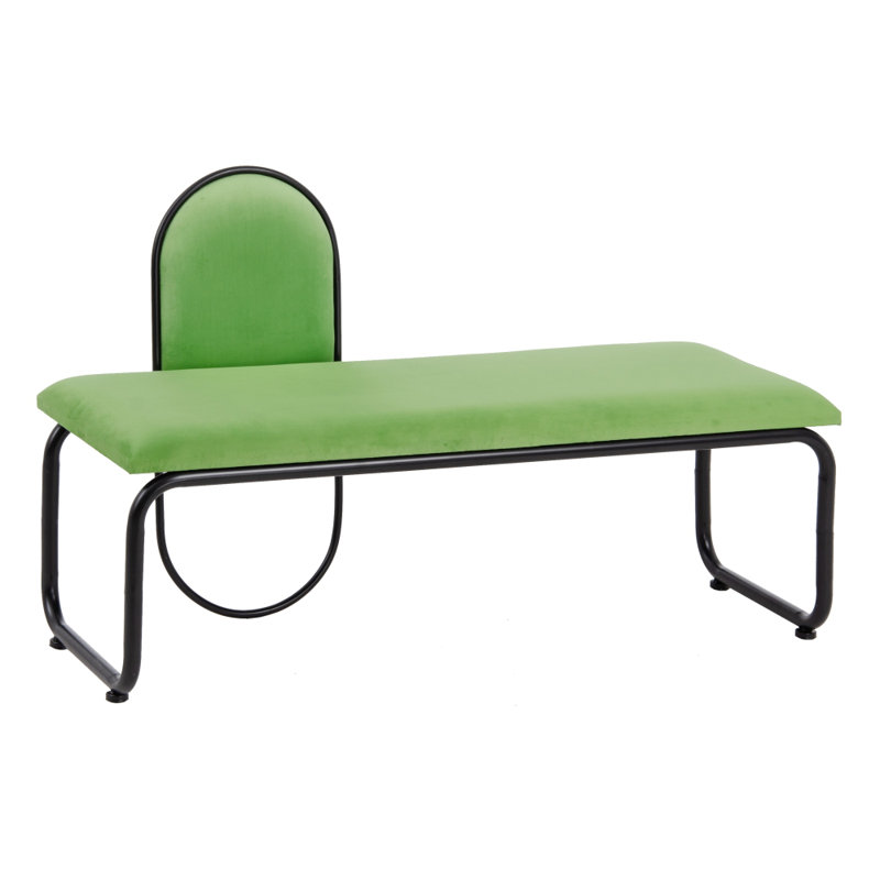 Oesch Polyester Upholstered Bench, Green