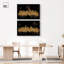 Décoration murale abstraite sur toile "Glamour City Lights" par Art Remedy-115198471-115198469