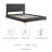 Modway Leah Chevron Tufted Performance Velvet Platform Bed-1289314025-1289314034