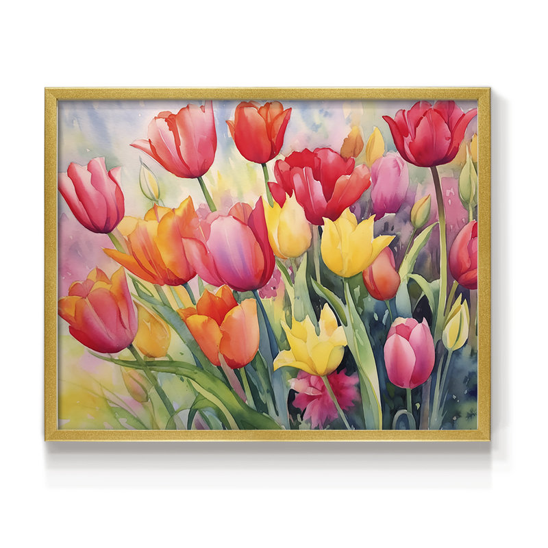 Floral Series-CLIV -Framed Print - Restickable