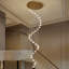 Lustre en cristal doré à 30 niveaux pour escaliers de salon Feinstein-613858853-613858848-613858851