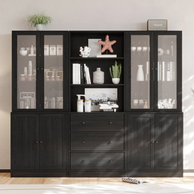 Bibliothèque en verre Reshod H 71 "x l 70,9"