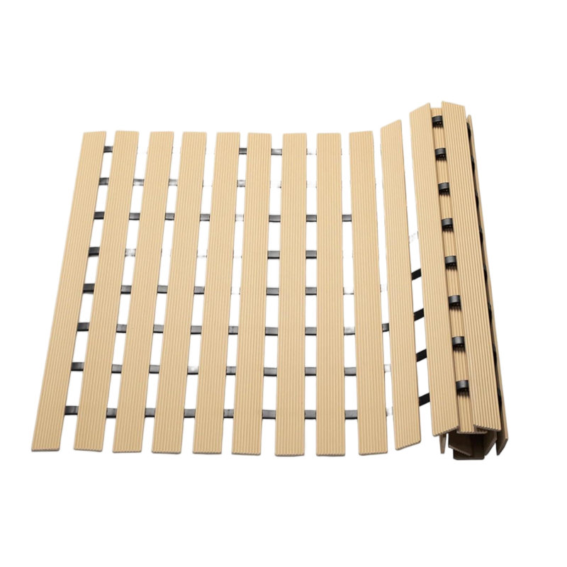 Tapis de douche sans ventouse pour douche intérieure et extérieure, tapis de douche en caoutchouc robuste pour personnes âgées