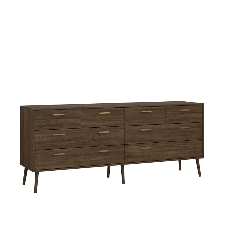 Commode double 8 tiroirs 77 po