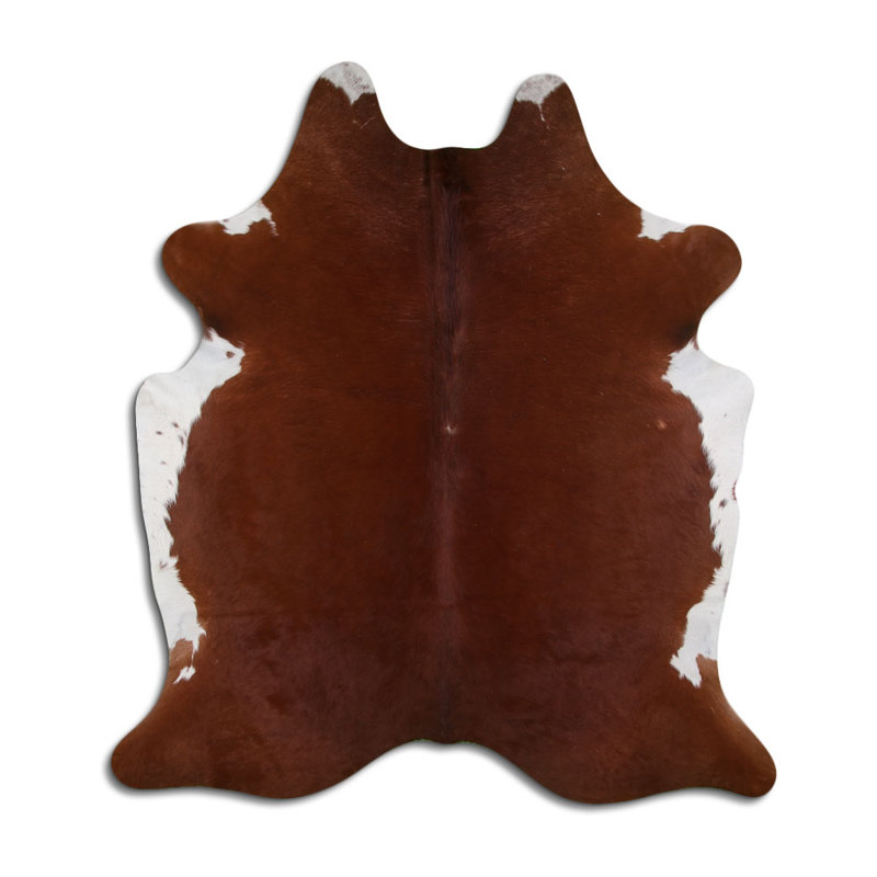 Myrtletown Animal Print Cowhide Flatweave 2.31cm X 1.86cm Area Rug