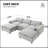 Comfortable U-Shaped Sectional Sofa with Storage and Versatile Design for Relaxation-1073922097