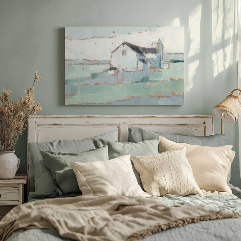 " Farmhouse On Open Fields I "
