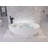 Fiume 66.875'' x 33.375'' Soaking Stone Bathtub