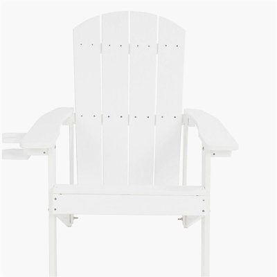 Lounge chair, suitable for all seasons: Outdoor lounge chair, made of sturdy HIPS material, equipped with 304 stainless steel accessories.