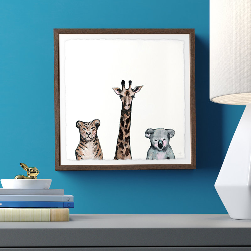 Earby Animal Life, reproduction encadrée, H 12 po x l 12 po x P 1,5 po