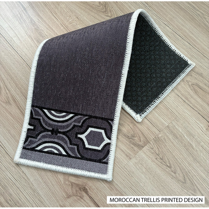 Tapis d'escaliers Bakhtiari, Rectangle 31,5 po x 11,5 po