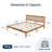 Soid Wood Platform Bed with Headboard-795243942-792425011