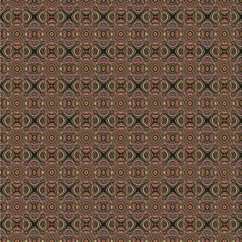 Geometric Indoor Rug, Square 4'