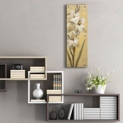 'Subtle Lily 2'  by Silvia Vassileva Acrylic Glass Wall Art