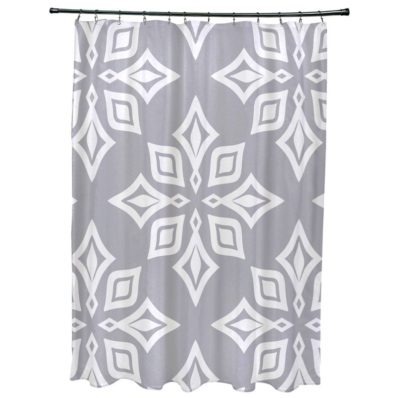 Rideau de douche simple Eastbourne, gris