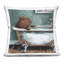 Coussin Capybara avec collier de perles, imprimé par Studio Bautista-121373629
