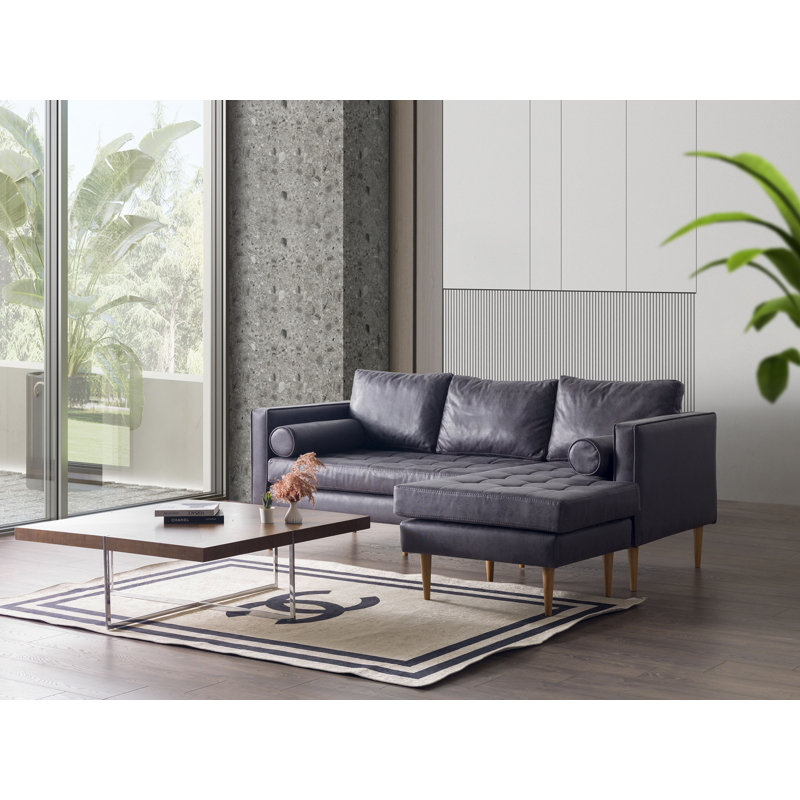 Kanette 86'' Leather Sofa