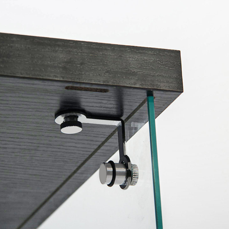 Vitrine en verre trempé, Noir