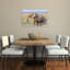Wild Elephant Back Scratch Abstract Contemporary Landscape Nature Wall Art Print-657890574