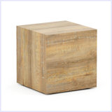 This Square Modern MDF Coffee Table That Showcases Smooth, Texture Patterns