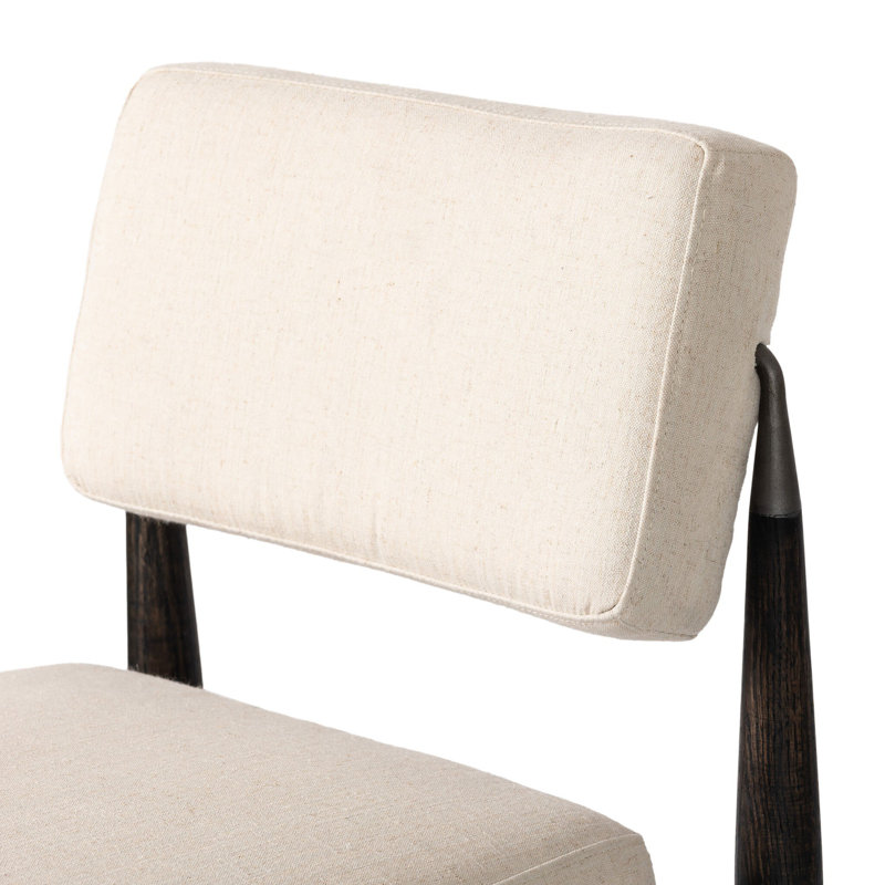 Anton Stool-Havana Brown-Bar, Beige Polyester Blend, Bar Stool (31" Seat Height)