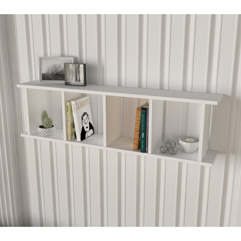 Hyman 120cm W Cube Bookcase, White