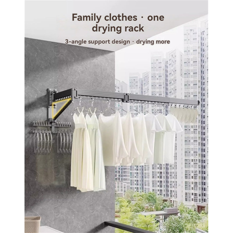 Aerowing Compact Retractable Clothes Rack