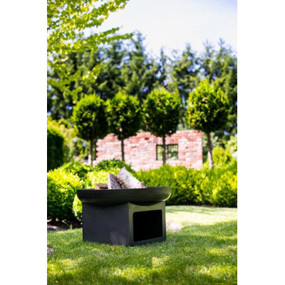 Heine Square Smokeless Fire Pit Table