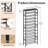 Large-Capacity Industrial Style Shoe Rack