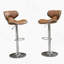 Ensemble de 2 tabourets de bar Upholstery Airlift-1426346164