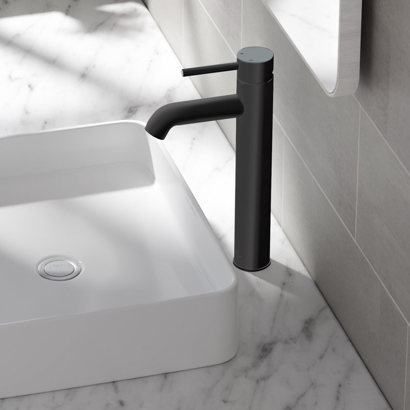 Robinet de salle de bain Ivy, Noir mat