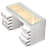 Makeup Vanity Desk HD Glass Top Built-in LED Light Strips Large 13 Drawers-2139448141