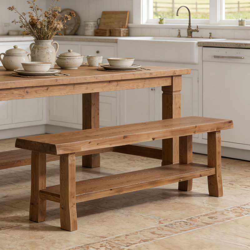 Solid Wood Bench