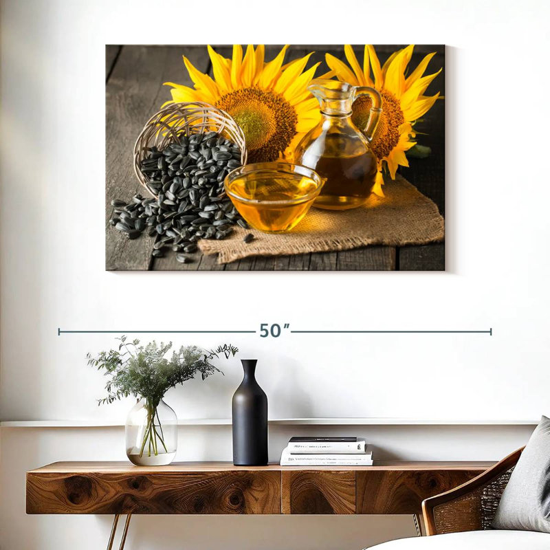 Huile de tournesol Yarlin, H 26 po x l 39 po