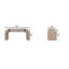 Banc en cuir Boucle