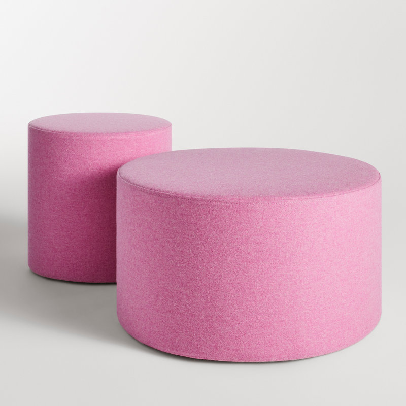 Bumper Cylinder Pouf, Vesper Bubblegum