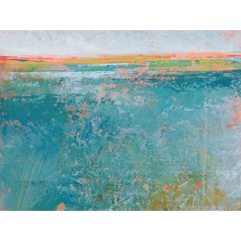 Admiral Straits Print by Victoria Primicias, Black Framed Canvas, 25" H x 33" W