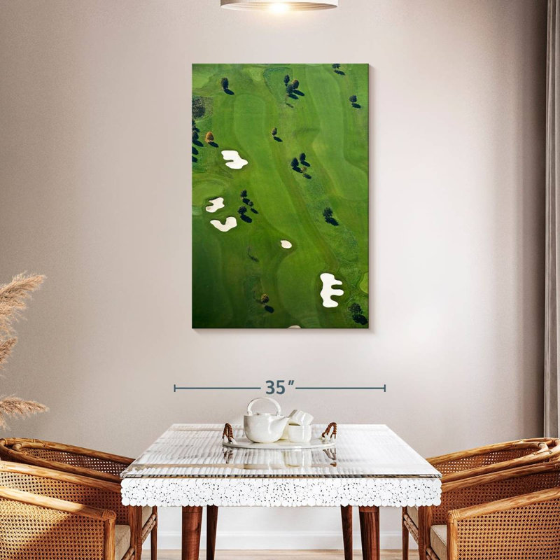 Sireci Golf Course From Above, 45" H x 30" W