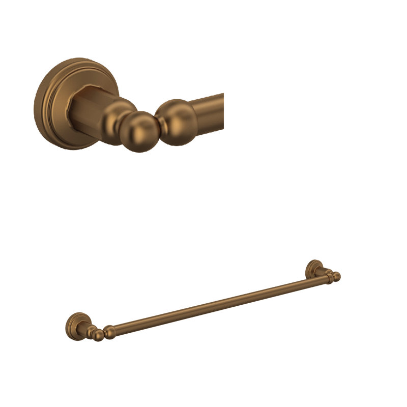 Perrin & Rowe 24" Shower Door Pull Handle, English Bronze