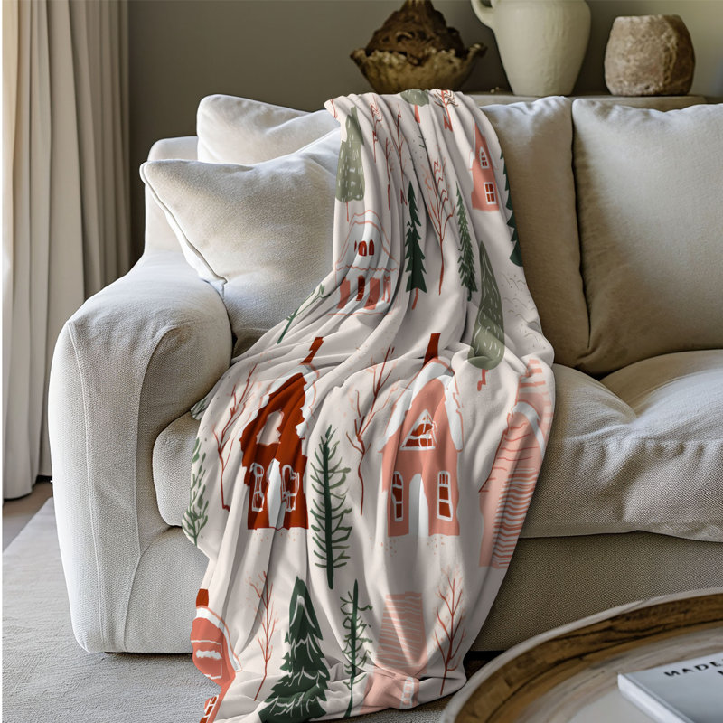 Rustic Charm - 1 pièce Sherpa Premium, Grand lit
