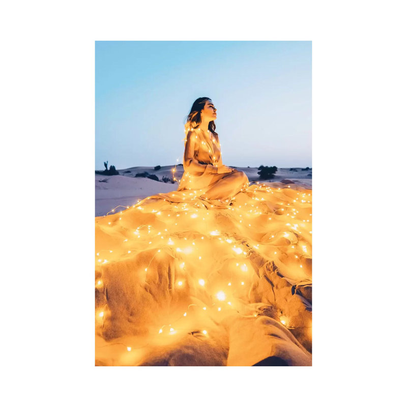 Reproduction de photo « Desert Star » par Hobopeeba, Pas de tapis, H 26 po x l 18 po x 1,5 po, Toile tendue