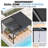 13' X 10' Outdoor Hardtop Louvered Gazebo Pergola