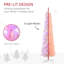 6Ft Artificial Slim Pencil Christmas Tree With Realistic Branch Tips & Plastic Stand