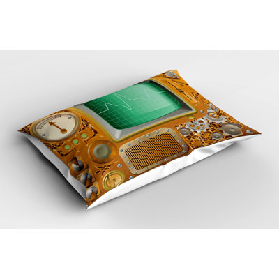 Steampunk Polyester Sham Set