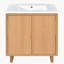 Ensemble de meuble-lavabo 30 "avec lavabo