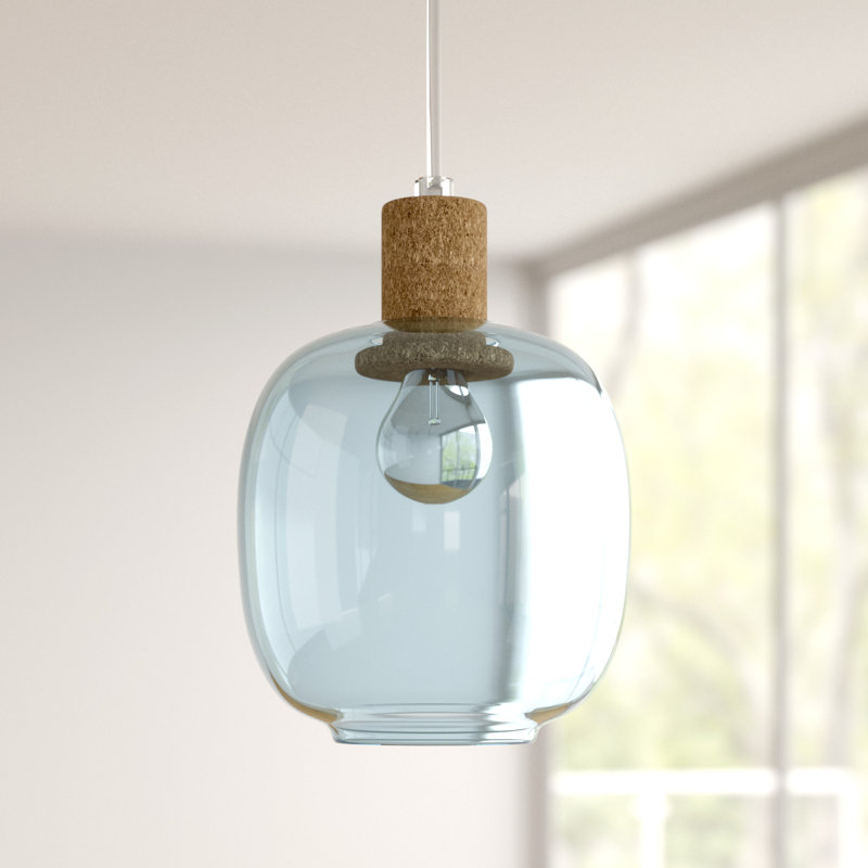 Axella 1 - Light Jar Pendant, Blue
